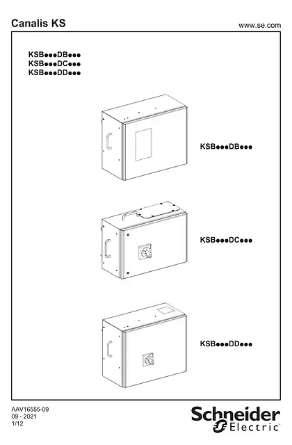 schneider施耐德KSB...DB_DC_DD... - TAP-OFF UNIT COMPACT NS - 说明页